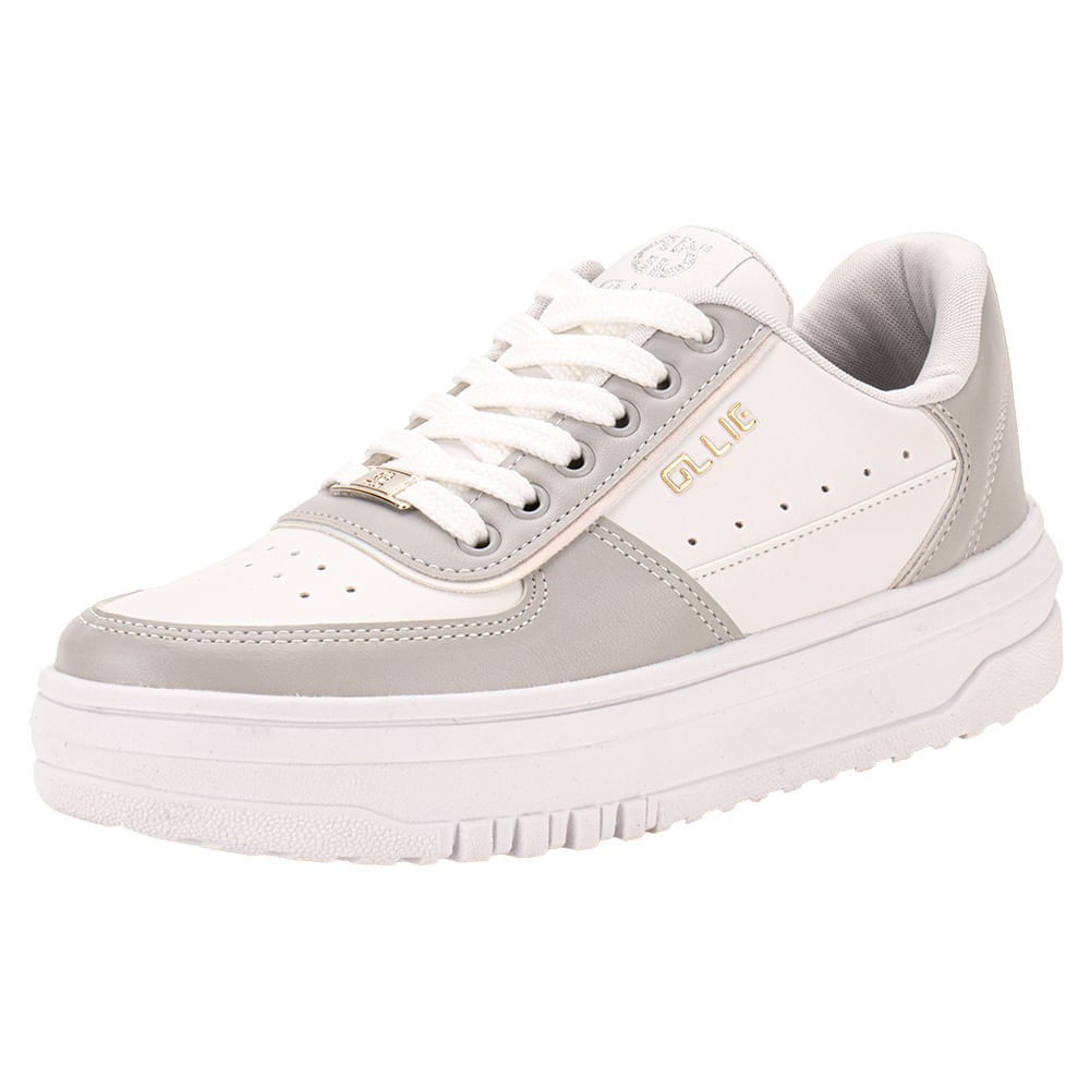 Tênis Feminino Vick-F Ollie 401 CINZA | Clovis Calçados