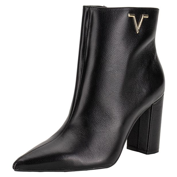 Bota Feminina Cano Baixo Via Marte 063012 PRETO 37