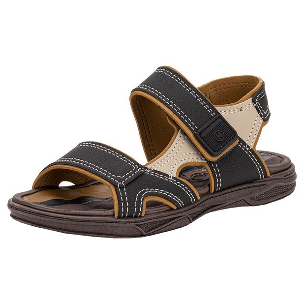 Papete Infantil Masculina Molekinho 2402847 PRETO/BEGE 29