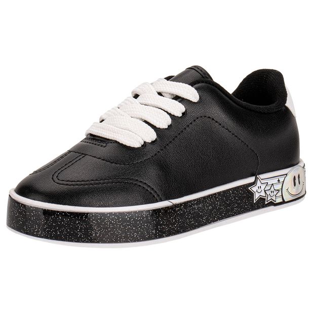 Tênis Infantil Feminino Molekinha 2520143 PRETO 25