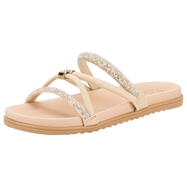 Tamanco Feminino Flat Beira Rio 8529102 NATURAL 34