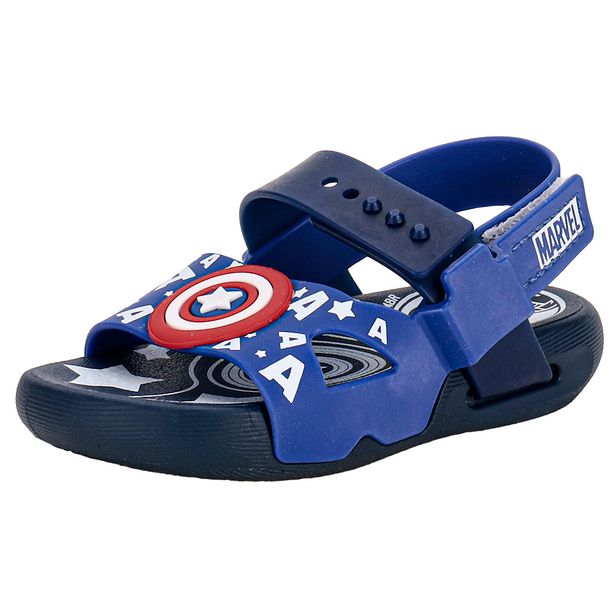 Papete Infantil Masculina Marvel United Grendene Kids 23173 AZUL 19