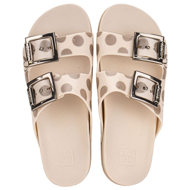 Sandália Feminina Conforto Mickey Joy Partner Zaxy 18262 MARFIM 33/34