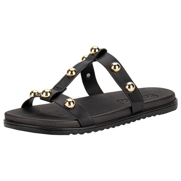 Tamanco Feminino Flat Beira Rio 8529107 PRETO 36