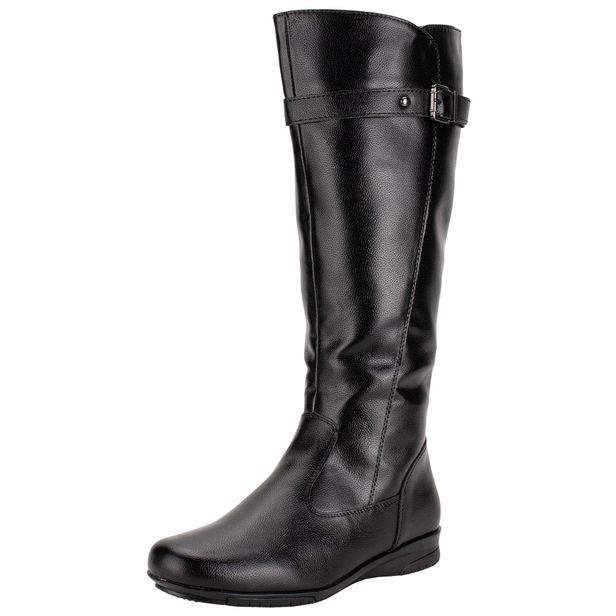 Bota Feminina Cano Alto Mooncity 71144 PRETO 34