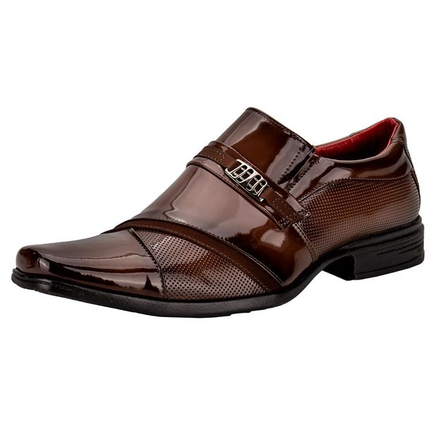Sapato Masculino Social Bkarellus - 7038 CAFÉ 38