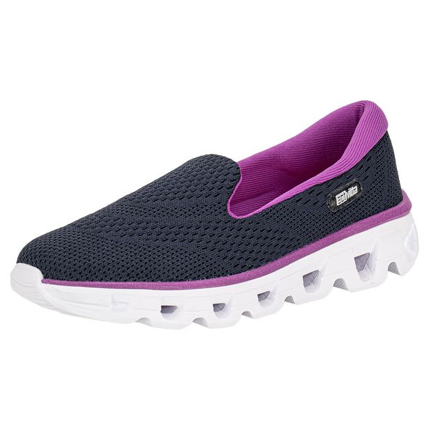 Tênis Feminino Slip On Actvitta 4851101 MARINHO/ROXO 35