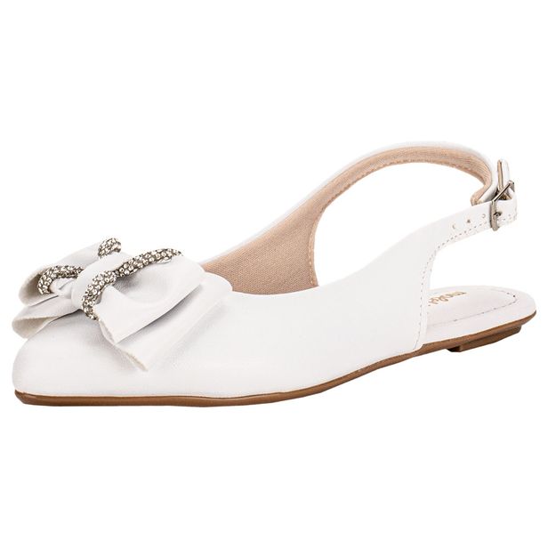 Sapato Infantil Feminino Mule Molekinha 2506638 BRANCO 25