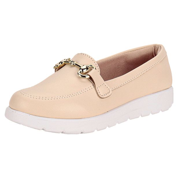Mocassim Infantil Feminino Molekinha 2586102 NATURAL 28