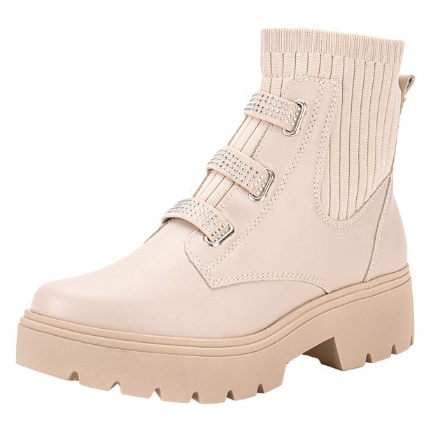 Bota Feminina Coturno Mississipi MI611 NATURAL 37