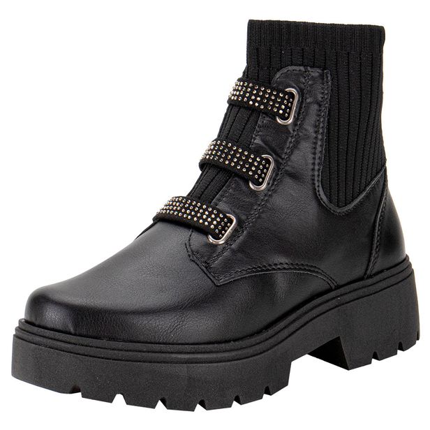 Bota Feminina Coturno Mississipi MI611 PRETO 36