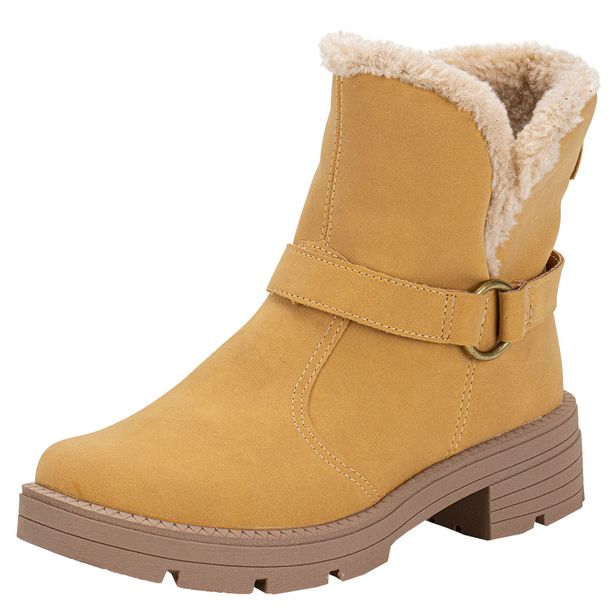 Bota Feminina Cano Baixo Dakota D0631 CASTOR 35