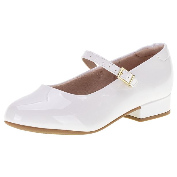 Sapato Infantil Feminino Molekinha - 2528101 BRANCO 32
