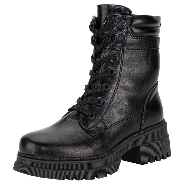 Bota Feminina Coturno Mooncity 72264 PRETO 34