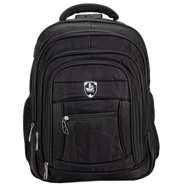 Mochila Masculina Royal Style R3534 PRETO