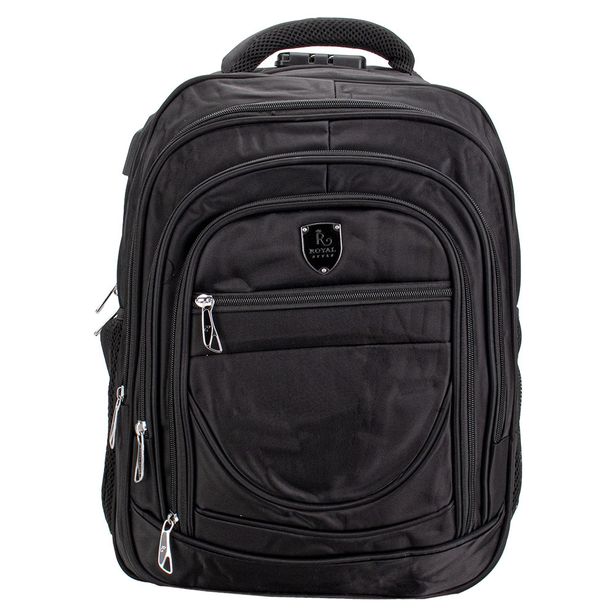 Mochila Masculina Royal Style R3535 PRETO