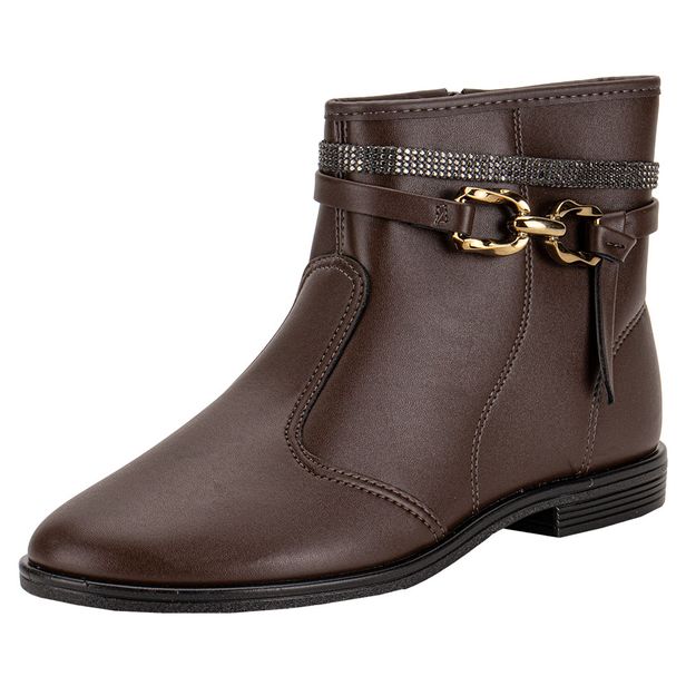 Bota Feminina Cano Baixo Beira Rio 9085106 CAFÉ 34