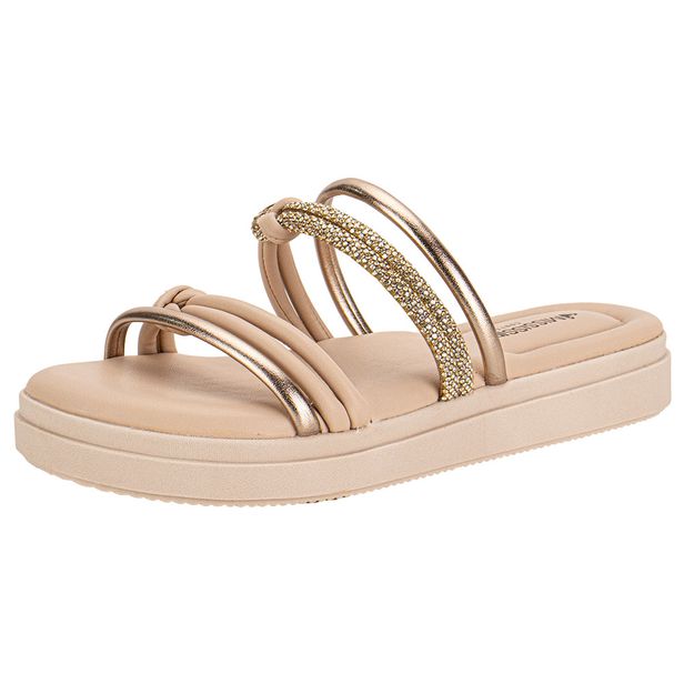 Tamanco Feminino Flat Mississipi MB511 BEGE 37