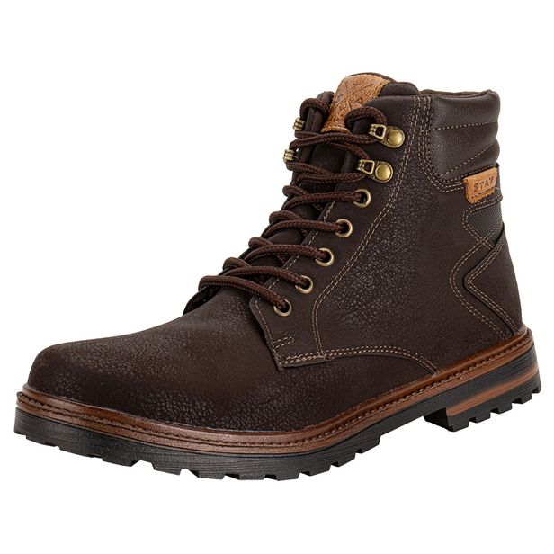 Bota Masculina Coturno Stay 4811.00 CAFÉ 38