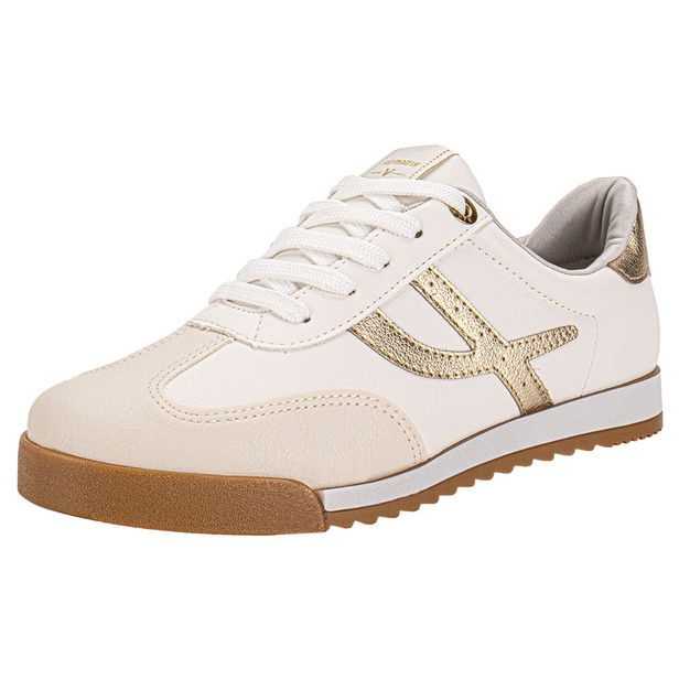 Tênis Feminino Casual Via Marte 237003 BRANCO/BEGE 34