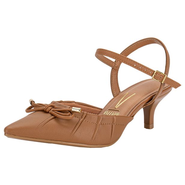Sapato Feminino Salto Fino Vizzano 1122889 CAMEL 34