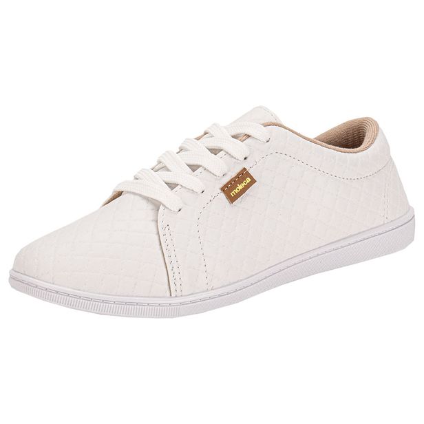 Tênis Feminino Casual Moleca 5605463 BRANCO 34