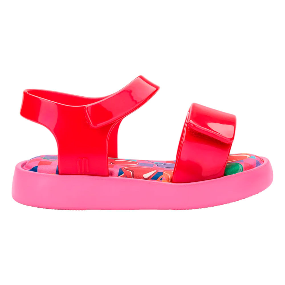 Mini Melissa Jump Print Baby 33663 VERMELHO/ROSA | Clovis Calçados