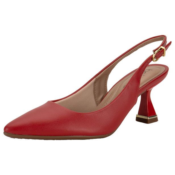 Sapato Feminino Salto Taça Beira Rio 4322101 VERMELHO 34