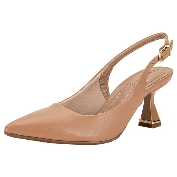 Sapato Feminino Salto Taça Beira Rio 4322101 SALMÃO 34