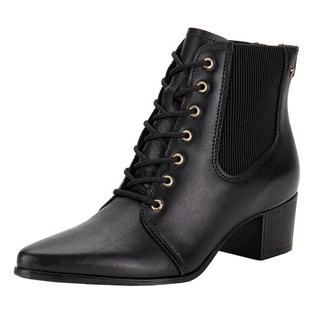 Bota Feminina Coturno Pegada 280903 PRETO 38