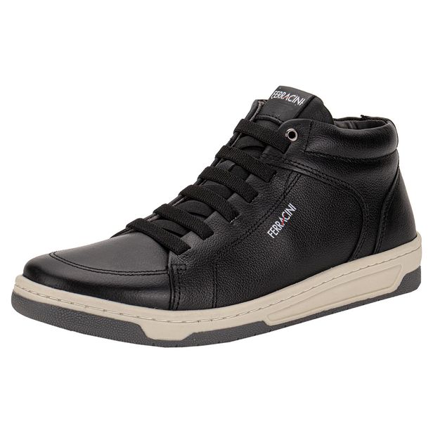 Sapatênis Masculino Cano Alto Vox Ferracini 8053 PRETO 01 41