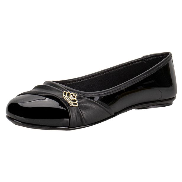 Sapatilha Infantil Feminina Molekinha 25021008 PRETO 28