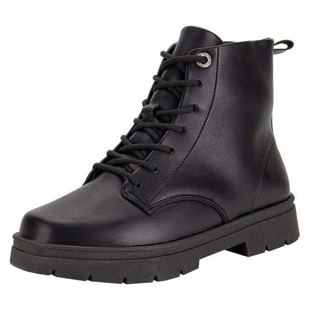 Bota Feminina Coturno Vizzano 3101101 PRETO 34