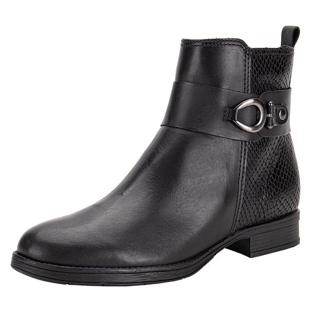 Bota Feminina Cano Baixo Bottero 361708 PRETO 34