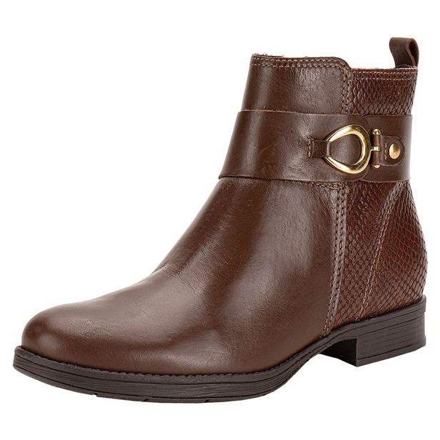 Bota Feminina Cano Baixo Bottero 361708 CAFÉ 34