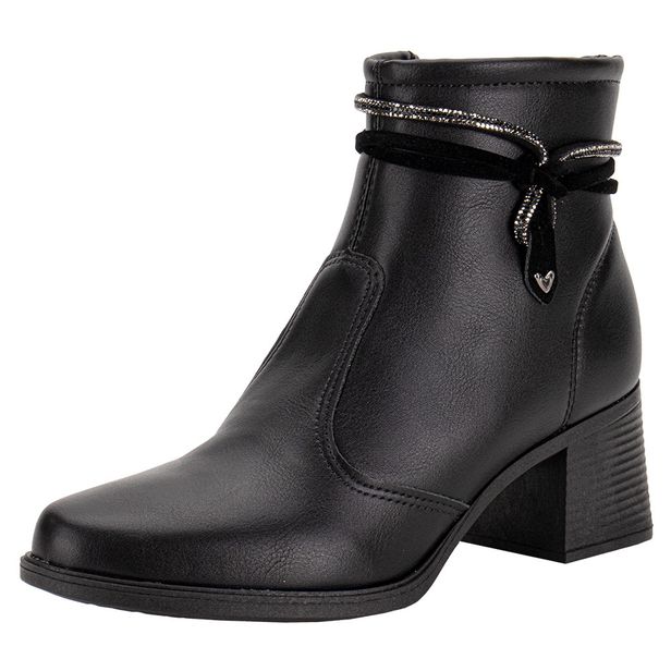 Bota Feminina Cano Baixo Mississipi MC852 PRETO 34