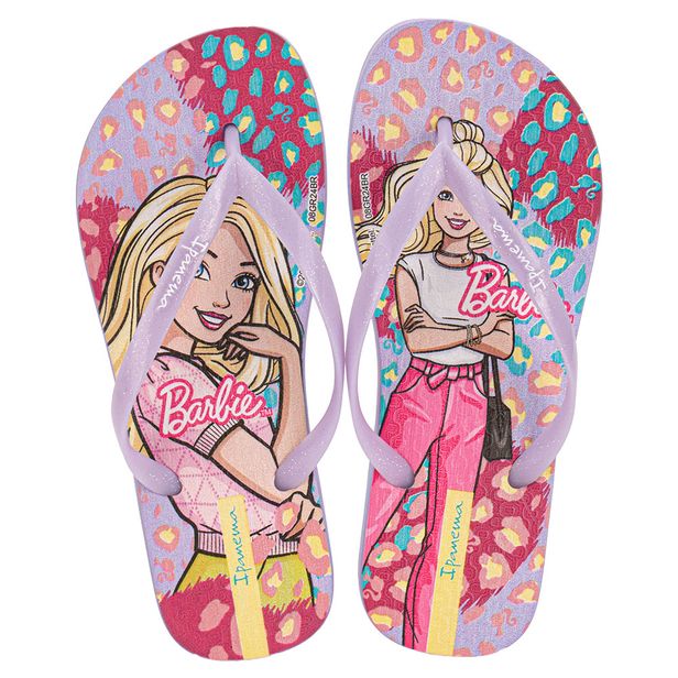 Chinelo Infantil Feminino Barbie Meu Encanto Ipanema 27291 LILÁS 27/28