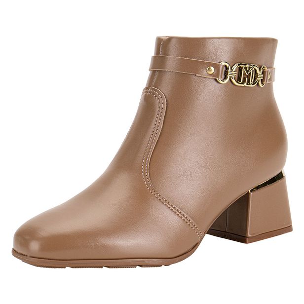 Bota Feminina Cano Baixo Modare 7082102 TAUPE 34