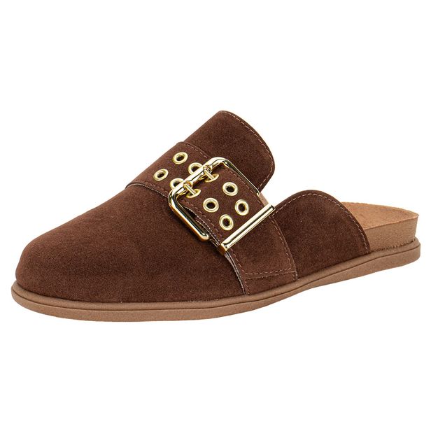 Sapato Feminino Mule Moleca 5826103 CAFÉ 34