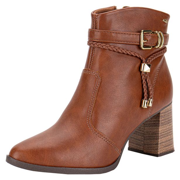 Bota Feminina Cano Baixo Dakota DA781 CARAMELO 34