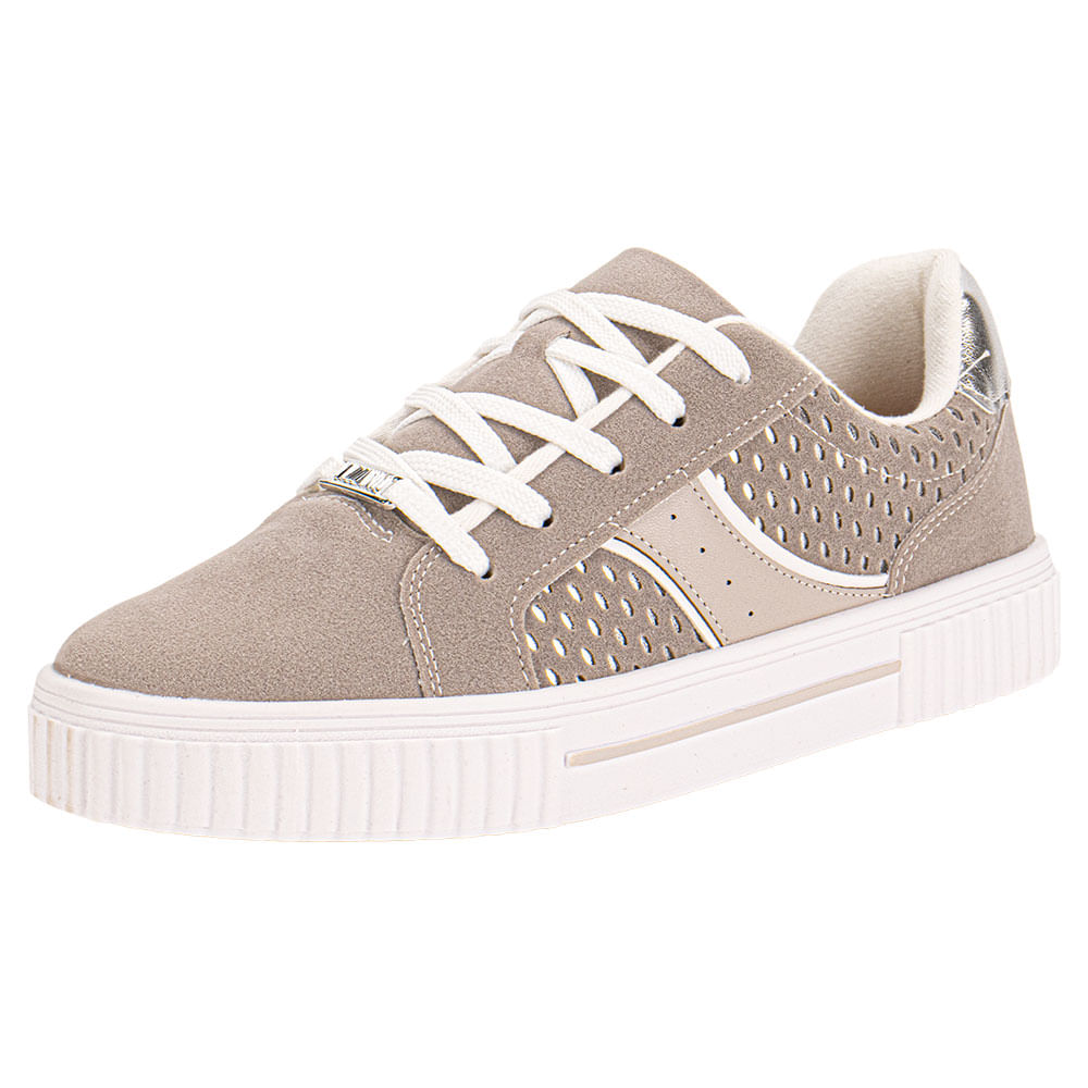 Tênis Feminino Casual Vizzano 1307215 CINZA cloviscalcados