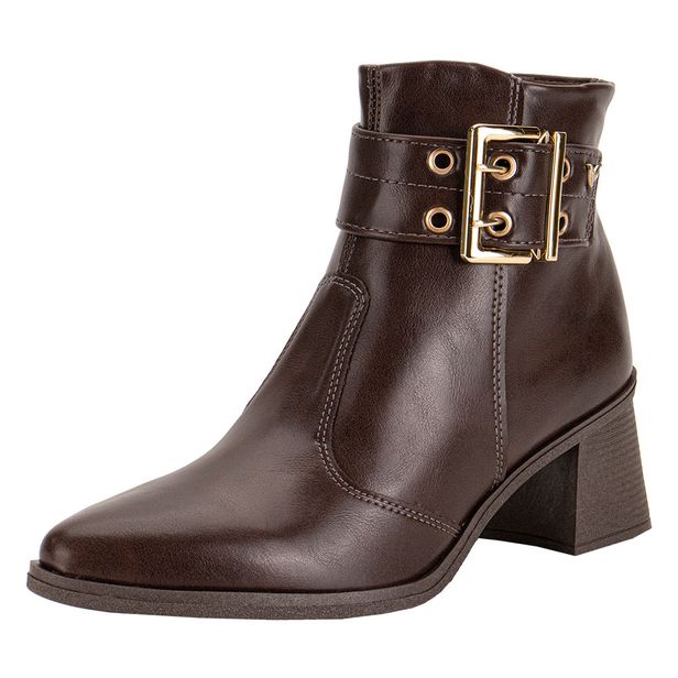 Bota Feminina Cano Baixo Mississipi ME311 CAFÉ 34