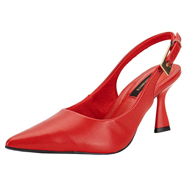 Sapato Feminino Salto Taça Via Marte 145012 VERMELHO 34