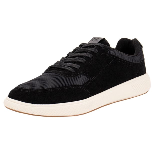 Tênis Masculino Casual BRsport 2276214 PRETO/CAMURÇA 38