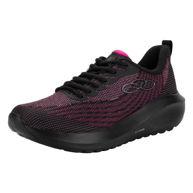 Tênis Feminino Acqua Olympikus 43299316 PRETO/ROSA 34