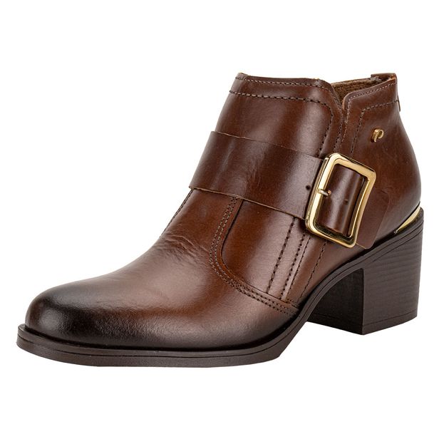 Bota Feminina Cano Baixo Pegada 280307 CAFÉ 33