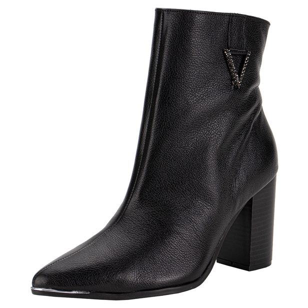 Bota Feminina Cano Baixo Via Marte 230001 PRETO 34