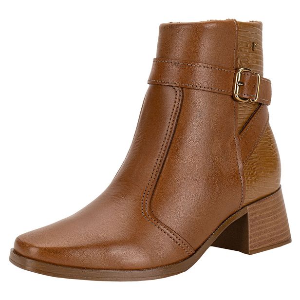 Bota Feminina Cano Baixo Pegada 282353 CARAMELO 34