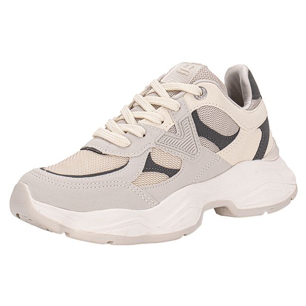 Tênis Feminino Chunky Via Marte 158003 CINZA 01 34