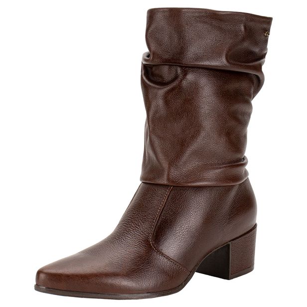 Bota Feminina Cano Médio Pegada 280901 PINHÃO 35